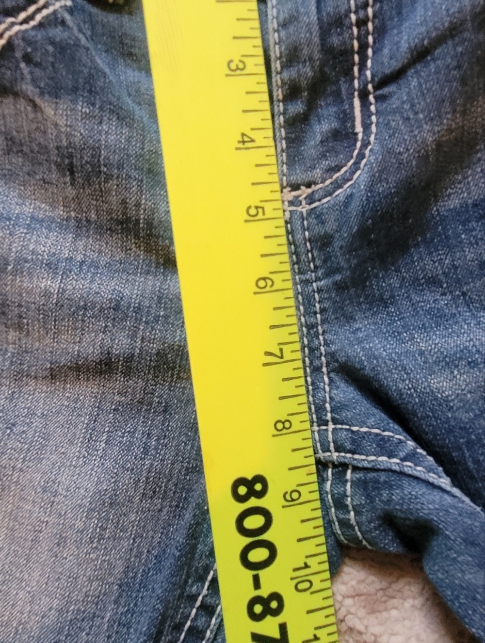 Love Nation Women's Medium Blue Bootcut Jeans with Contrast Stitching - Picture 7 of 8